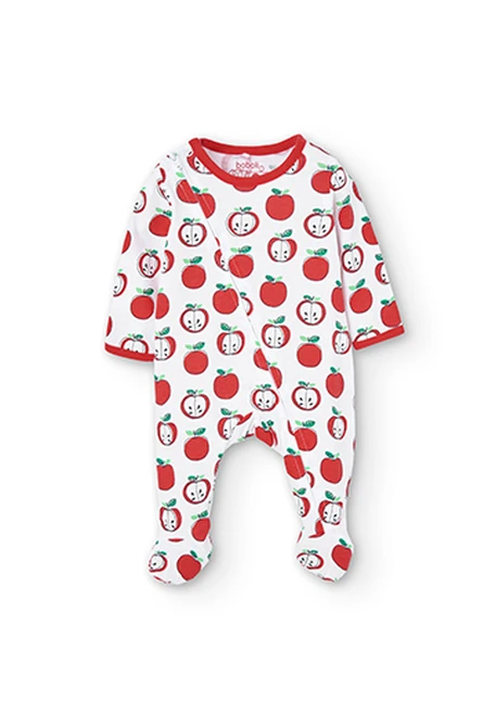 Grenouillère en tricot imprimé pour bébé -BCI