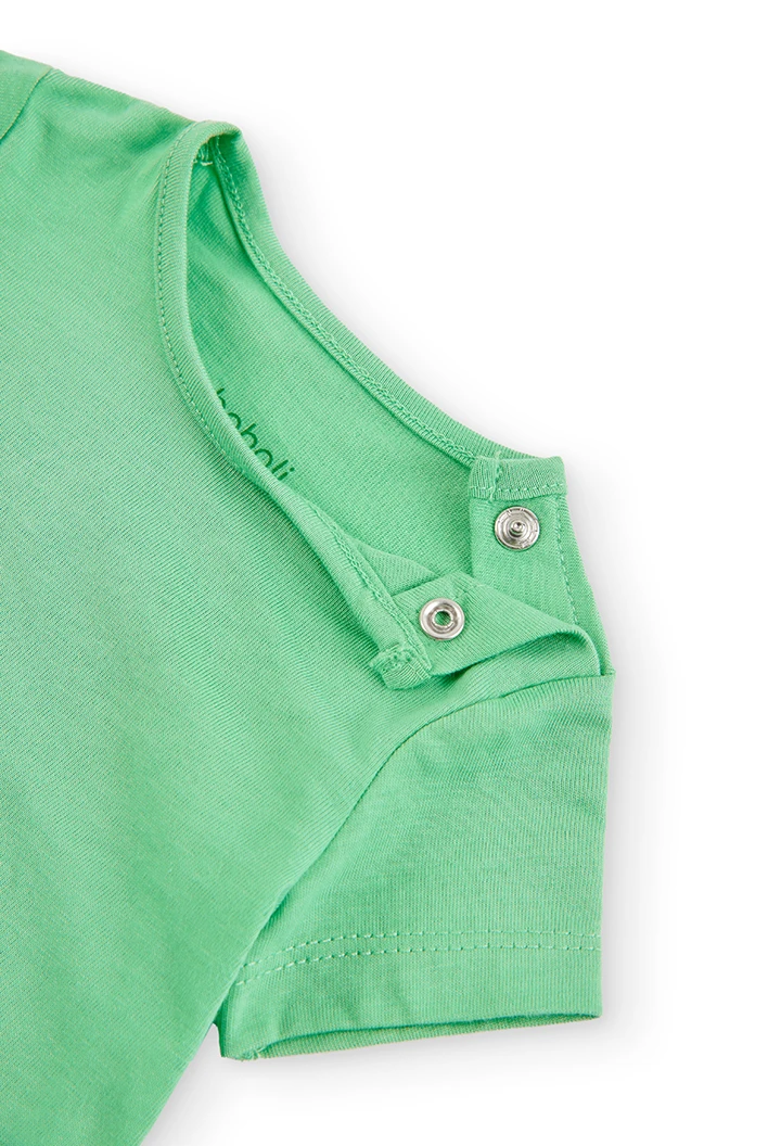 Pack en tricot bi matiere pour bébé garçon