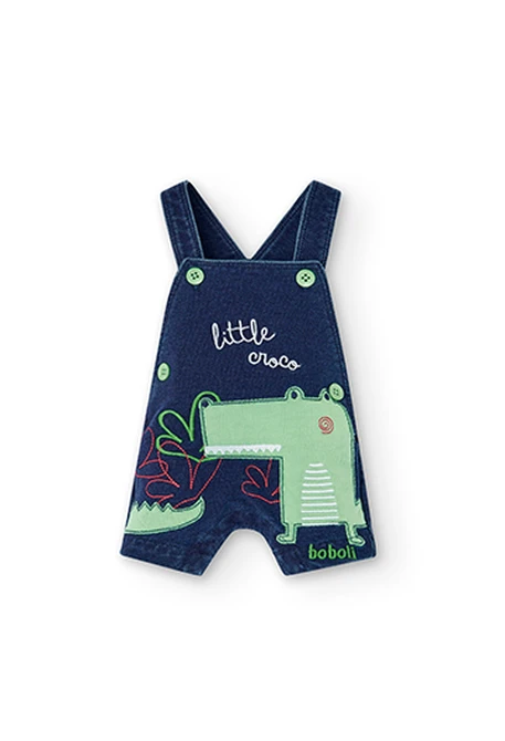 Pack en tricot bi matiere pour bébé garçon