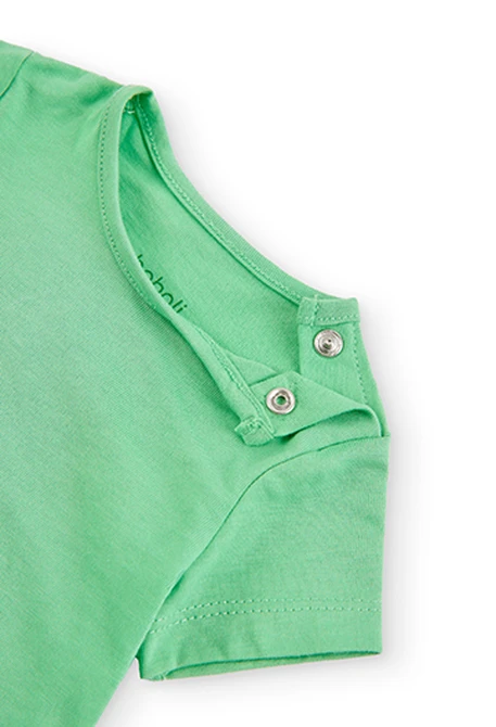 Pack en tricot bi matiere pour bébé garçon