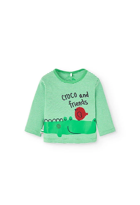 T-Shirt tricot à rayures pour bébé -BCI