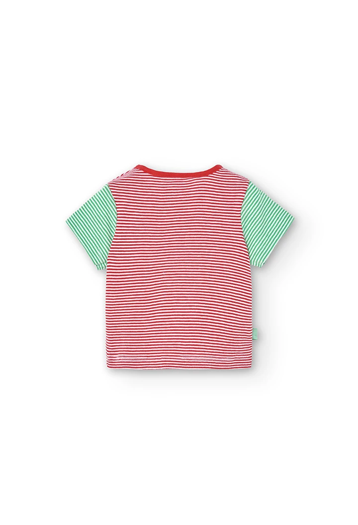 T-Shirt tricot à rayures pour bébé garçon