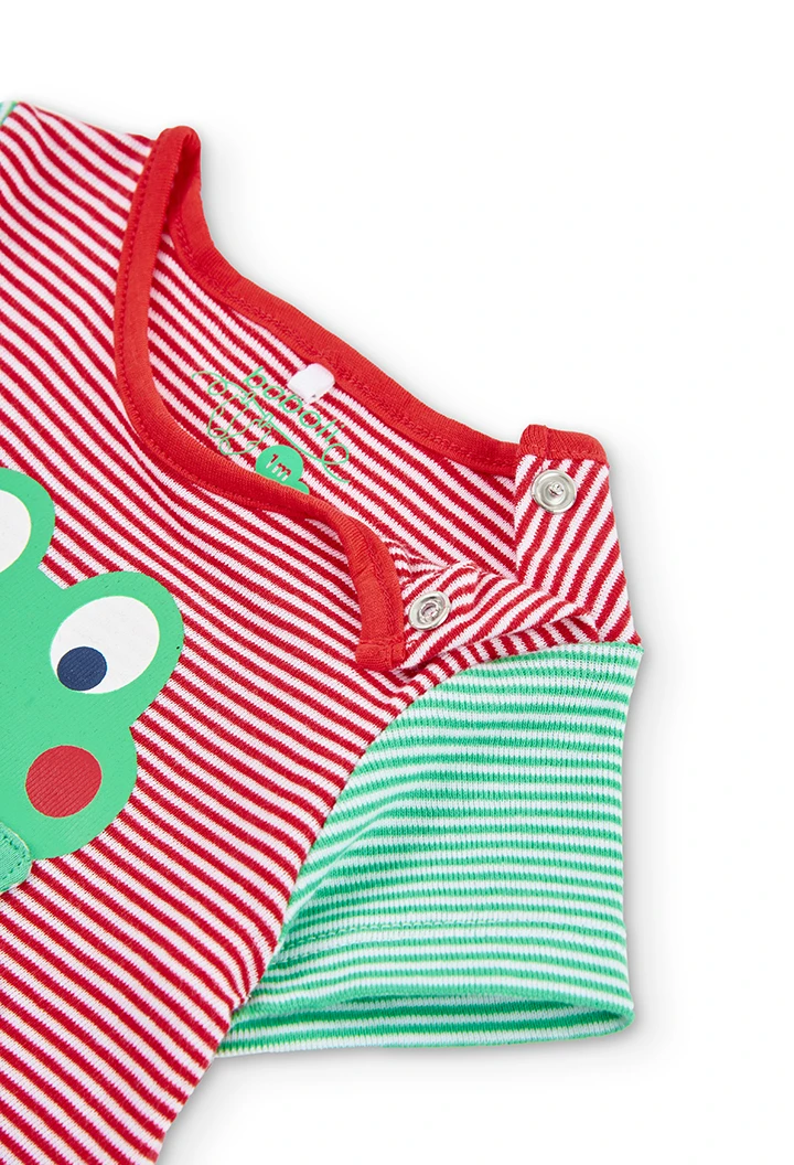 T-Shirt tricot à rayures pour bébé garçon