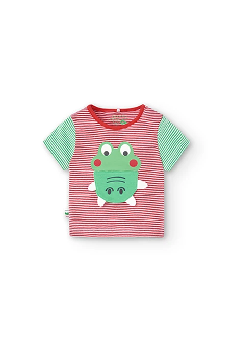 T-Shirt tricot à rayures pour bébé garçon
