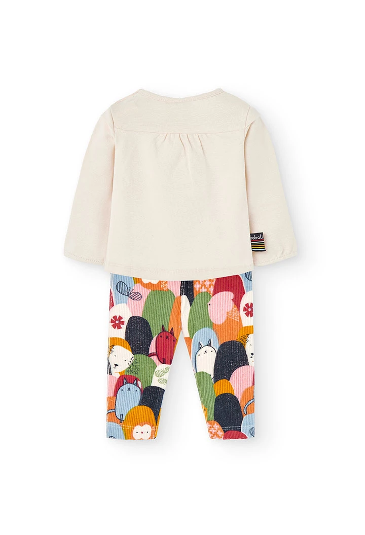 Pack en tricot pour bébé fille -BCI