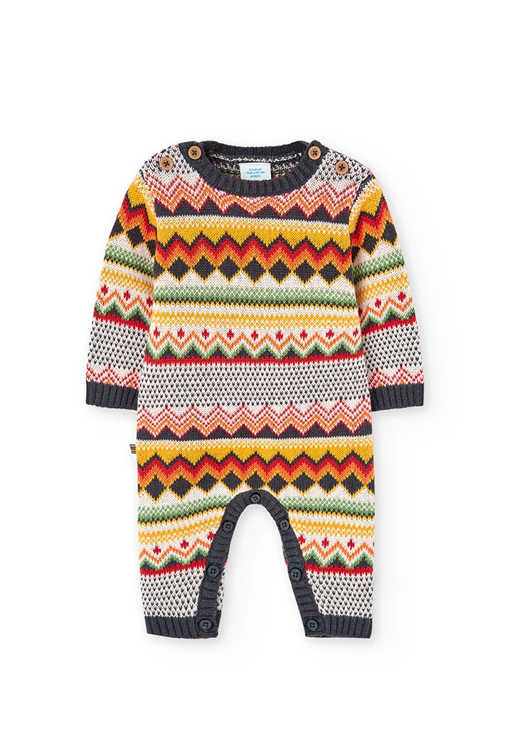 Grenouillère en tricot pour bébé -BCI