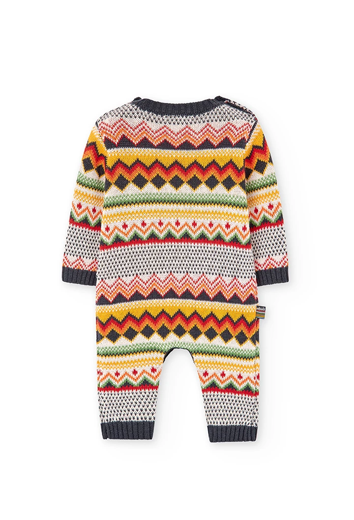 Grenouillère en tricot pour bébé -BCI