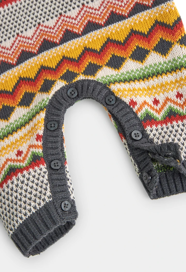 Grenouillère en tricot pour bébé -BCI