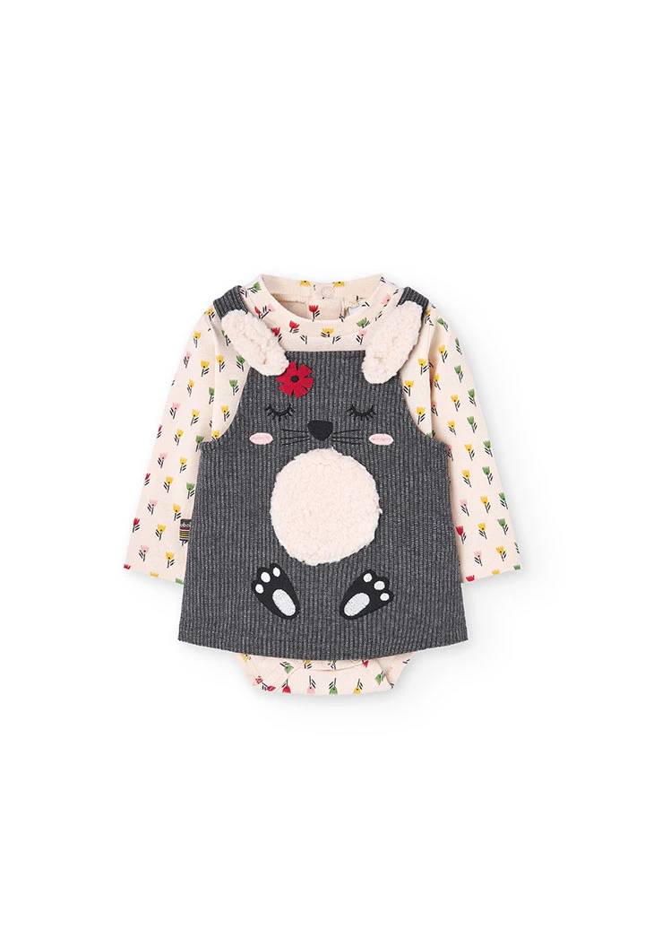 Pack en tricot bi matiere pour bébé -BCI