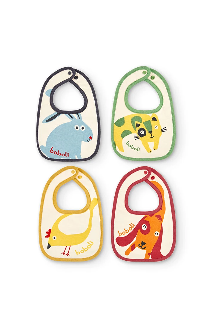 Pack 4 bibs for baby -BCI