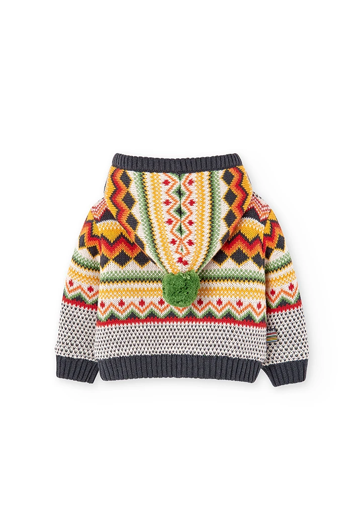 Gilet en jaquard pour bébé -BCI
