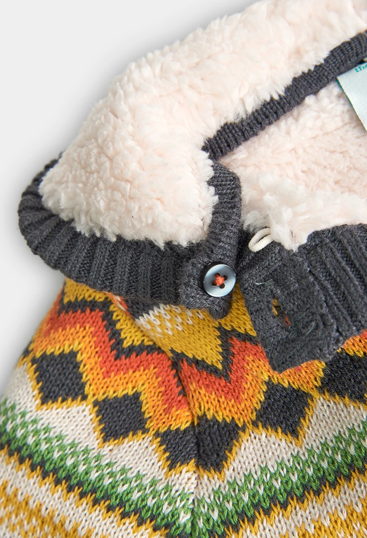 Gilet en jaquard pour bébé -BCI