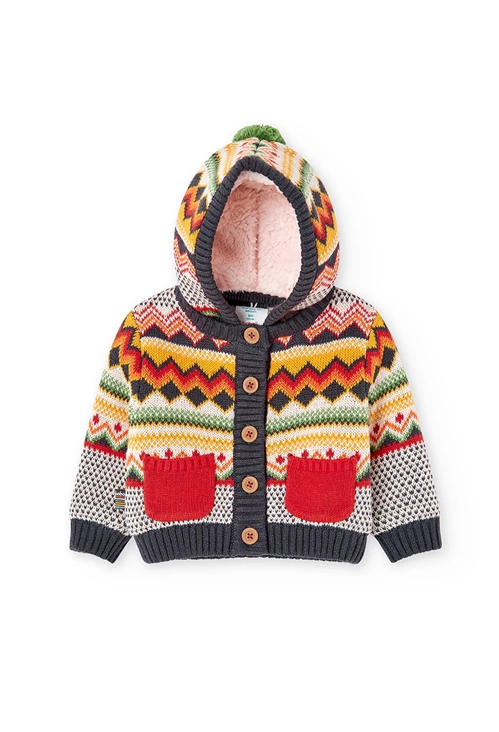 Gilet en jaquard pour bébé -BCI