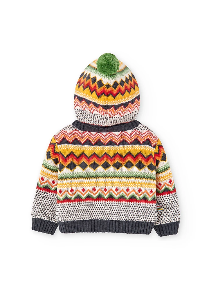 Gilet en jaquard pour bébé -BCI