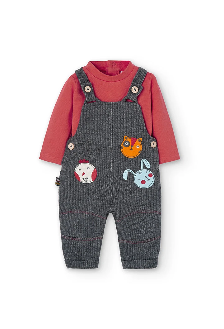 Pack en tricot bi matiere pour bébé -BCI