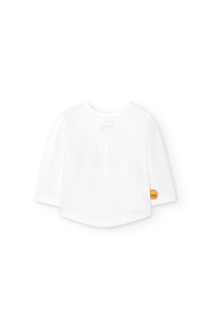 Pack tricoté pour bébé fille en blanc