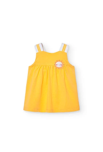 Set in jersey da neonata giallo