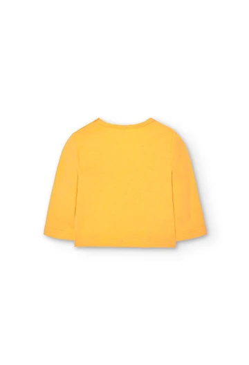 Strick-Shirt für Babies, in Farbe Gelb