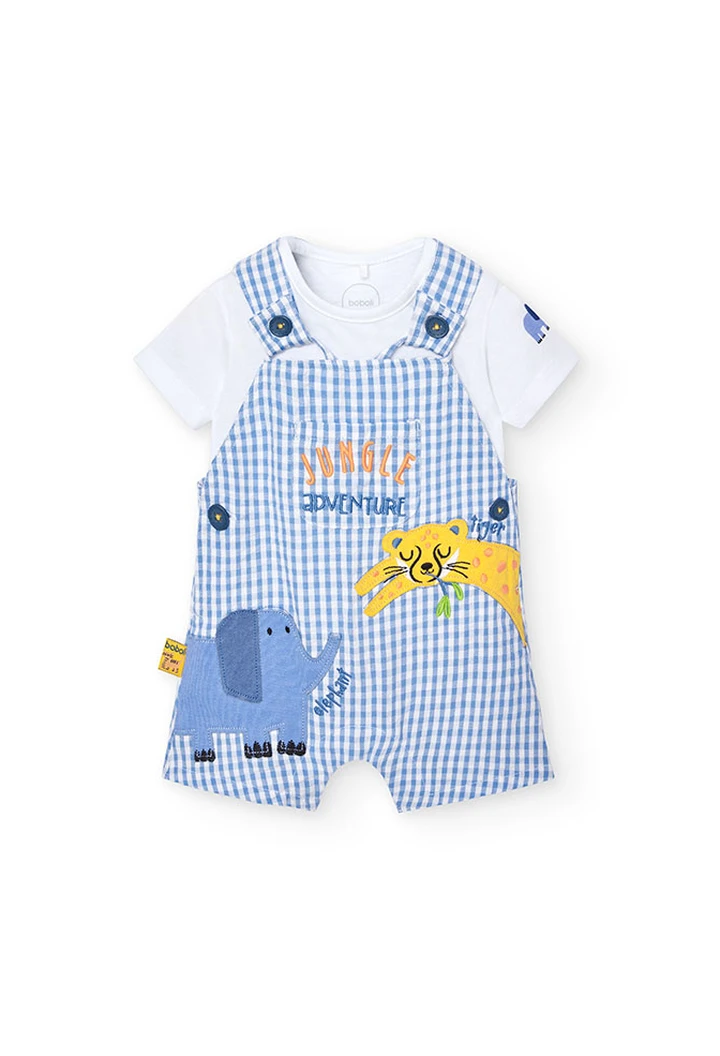 Pack bébé blanc en maille combinée