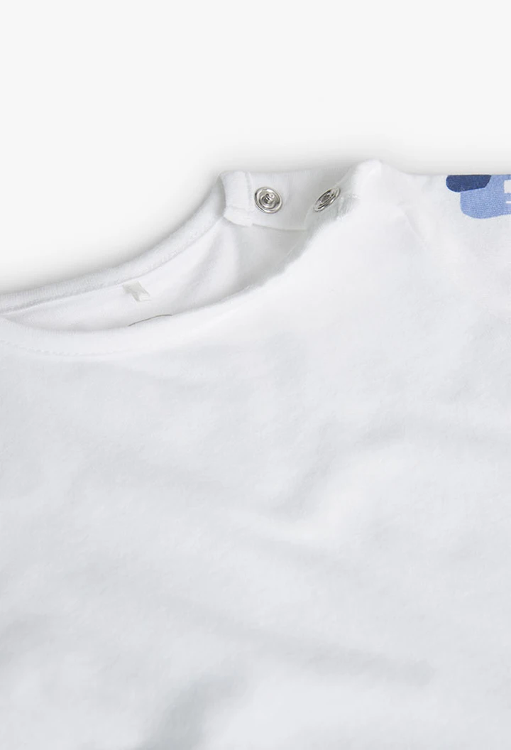 Pack bébé blanc en maille combinée