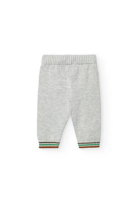 2tlg. Set mit Pullover und Hose für Baby in Grau