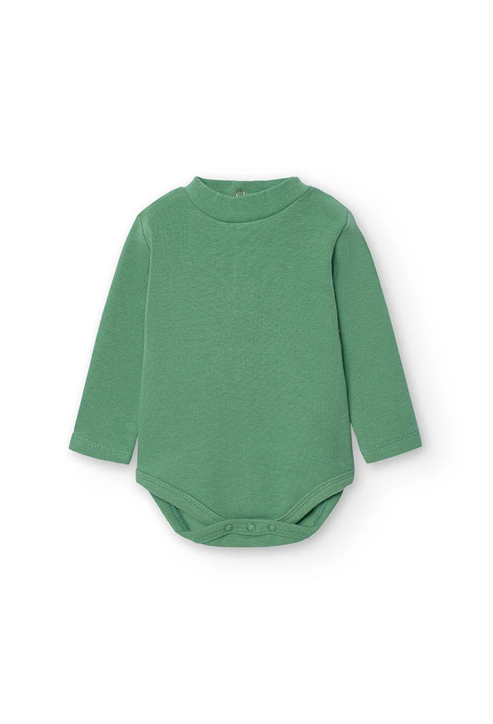 Ensemble de t-shirt et salopette en peluche pour bébé garçon en vert