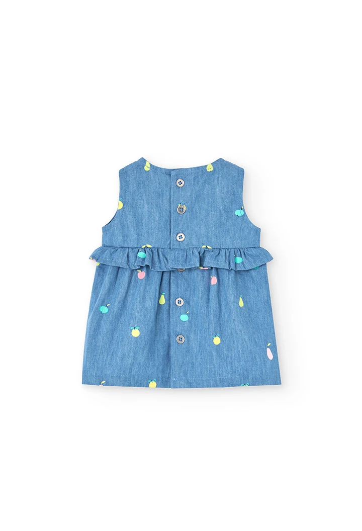 Vestido para bebé menina com estampado
