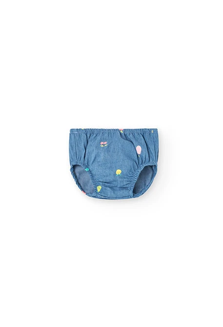 Strickkleid für Babys Mädchen mit Muster