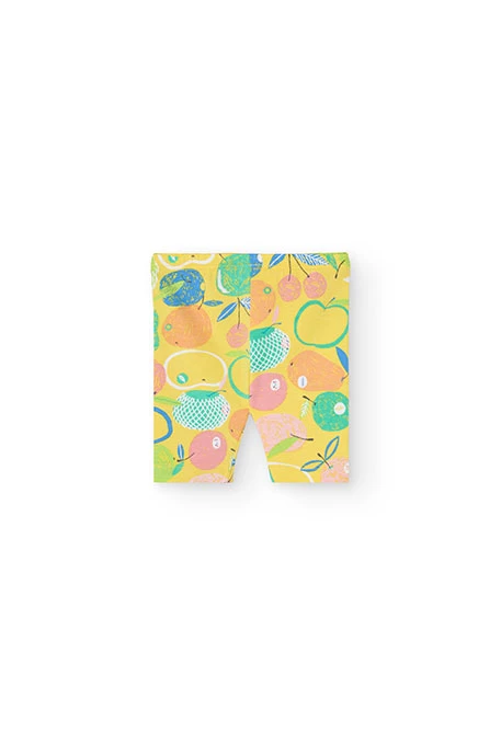 Conjunto de blusa e leggings de malha para bebé menina em cor-de-rosa