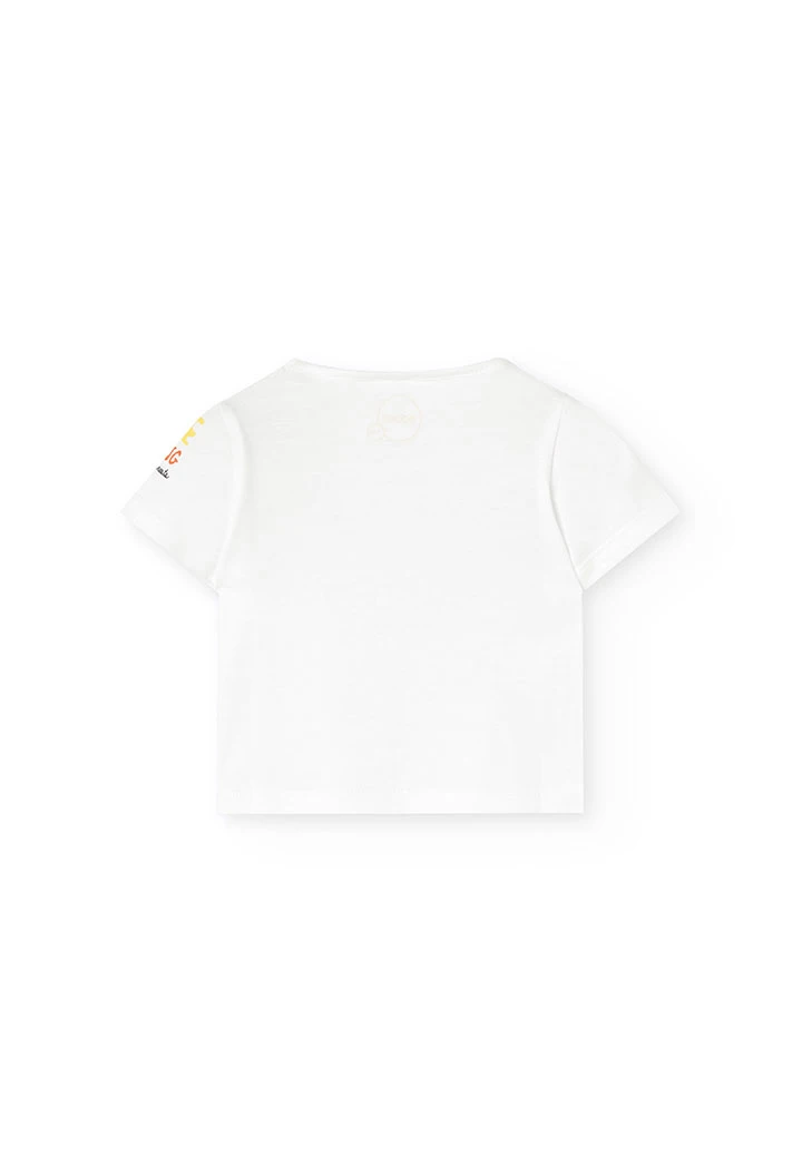 Set di t-shirt di maglia per neonato in colore salmone
