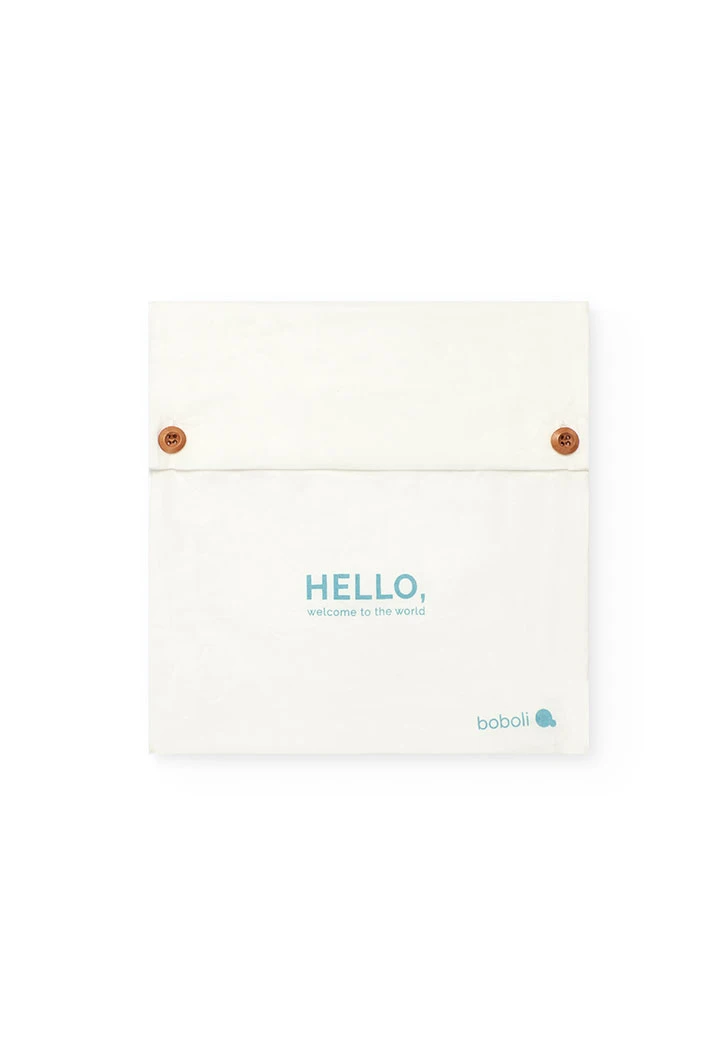 Conjunt de nadó punt animal de ratlles