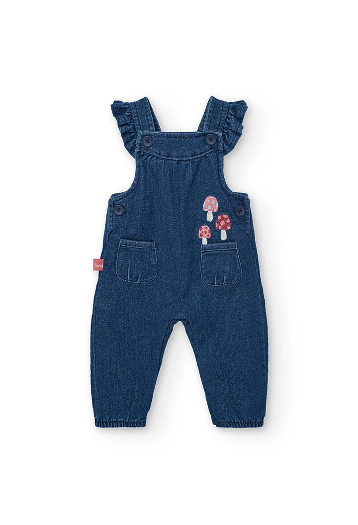 Blaues Strickset für Babys