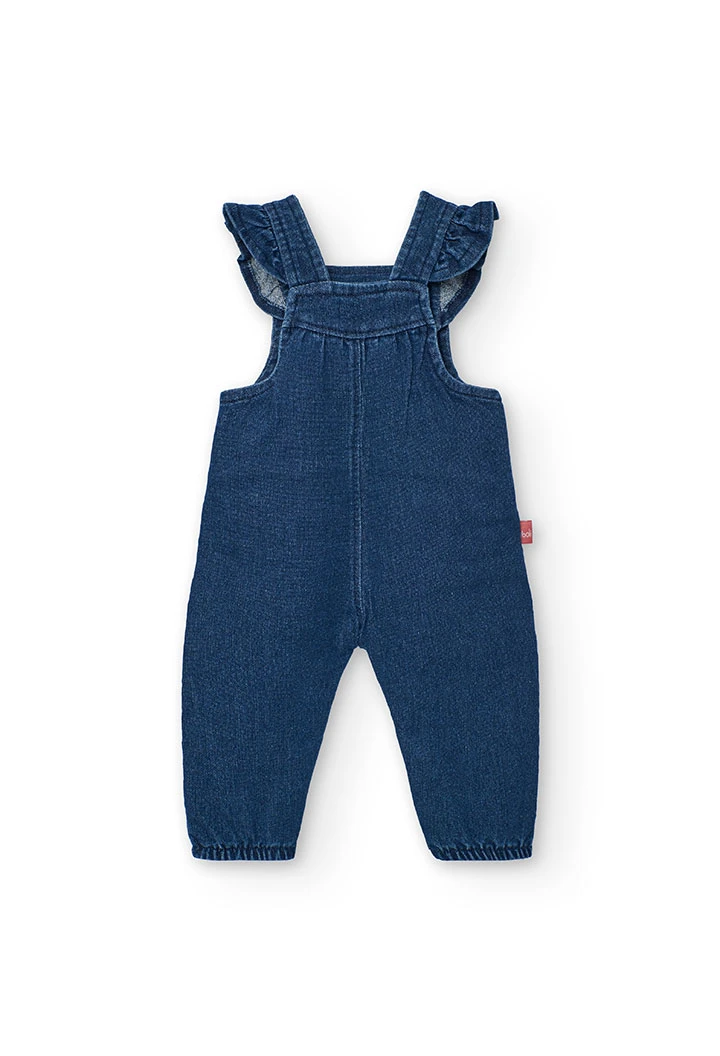 Blaues Strickset für Babys