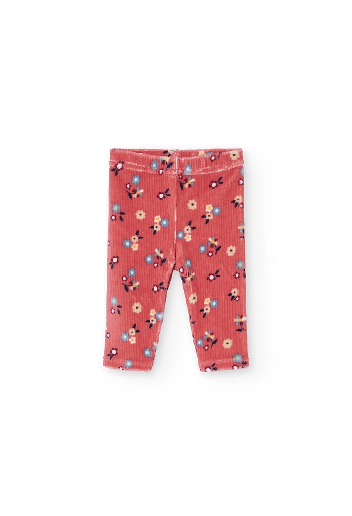 Weißes Strickset für Babys mit Blumen