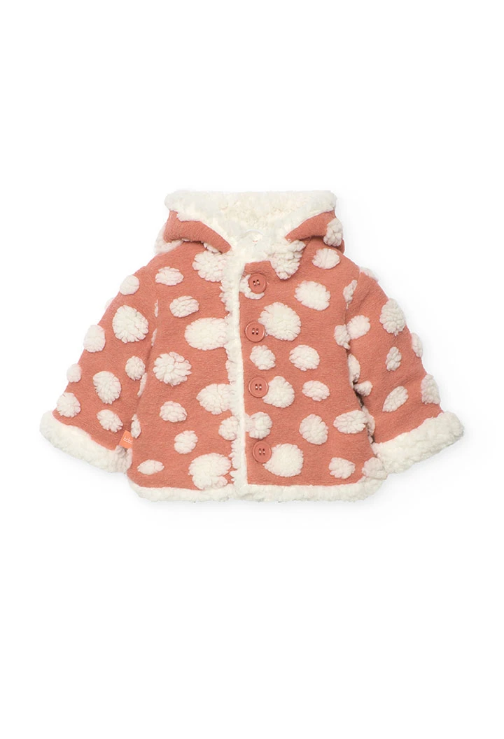 Rosa Strickjacke für Baby