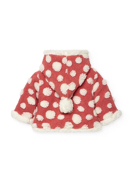 Rosa Strickjacke für Baby