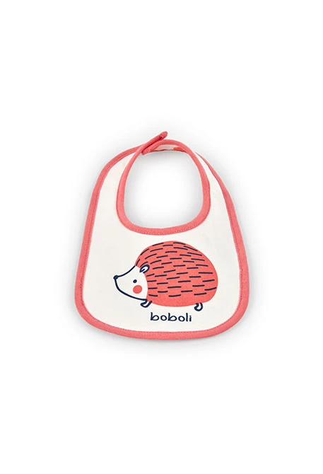 Weiße Baby-Lätzchen Tiere