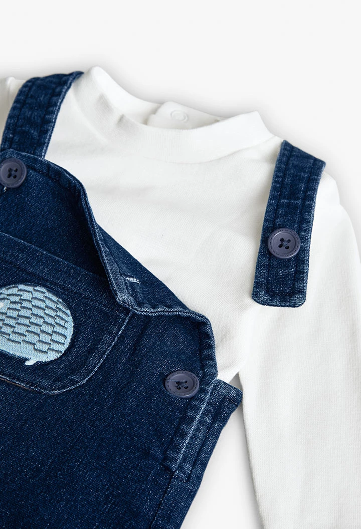 Blue animal baby set