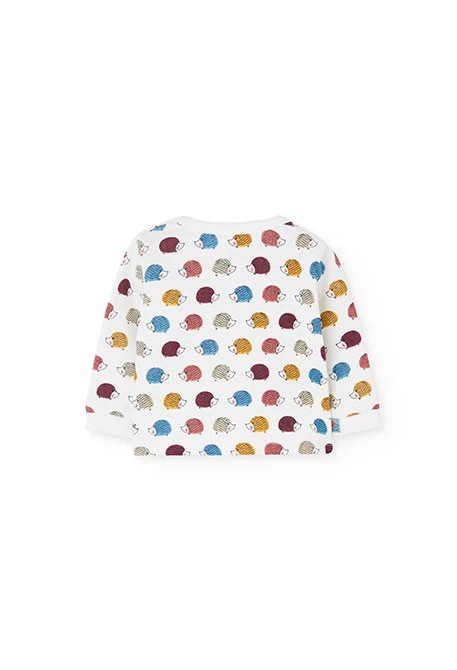 Ensemble bébé en tricot avec hérissons