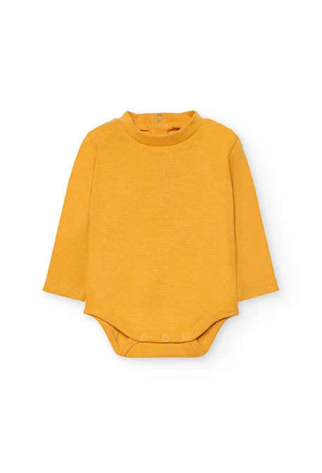 Yellow baby outfit with animals
