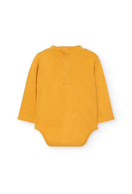 Gelbes Babykleidungsset mit Tieren
