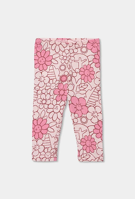 Completo neonato maglia cotone rosa