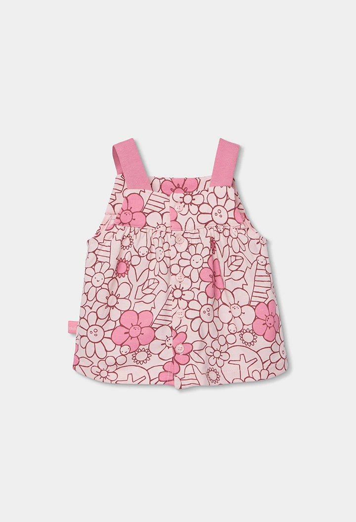 Conjunto malha estampado flores