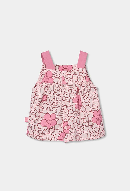 Ensemble en maille imprimé fleurs