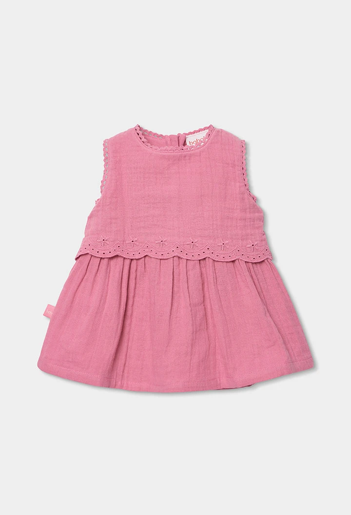 Vestido bebé rosa