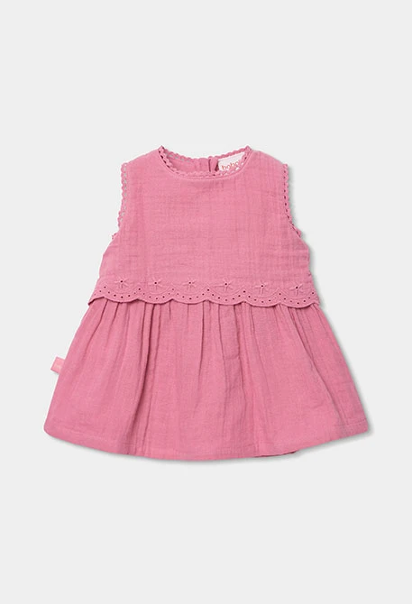 Vestido bebé rosa