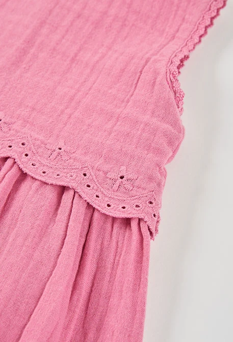 Vestido bebé rosa