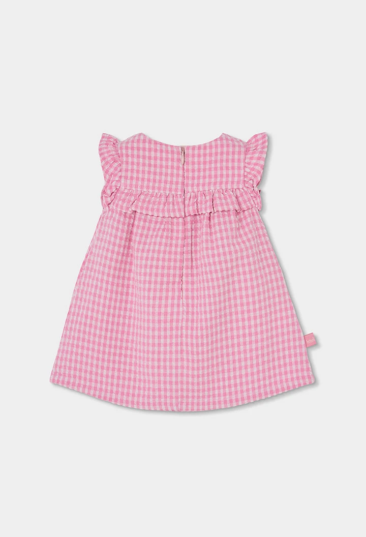 Robe bébé à carreaux