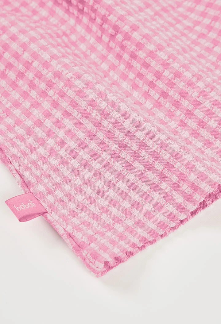 Robe bébé à carreaux