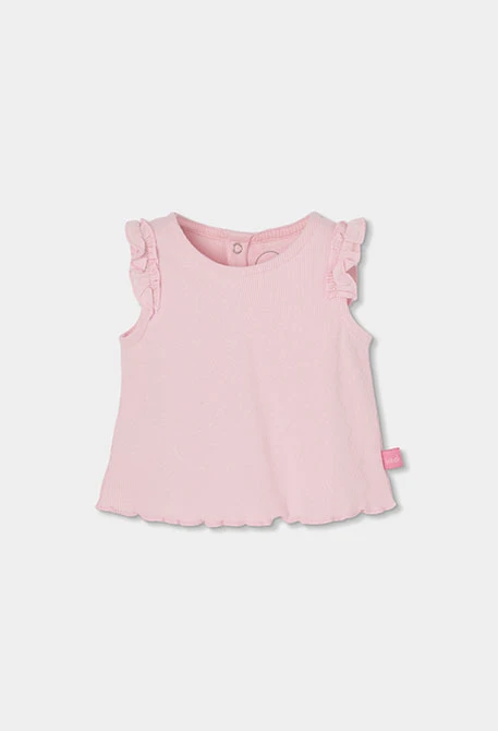 Babyset aus rosa Baumwolle